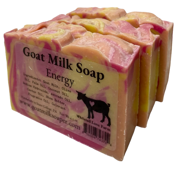 Energy Goat Milk Soap from Whitetail Lane Farm Goat Milk Soap