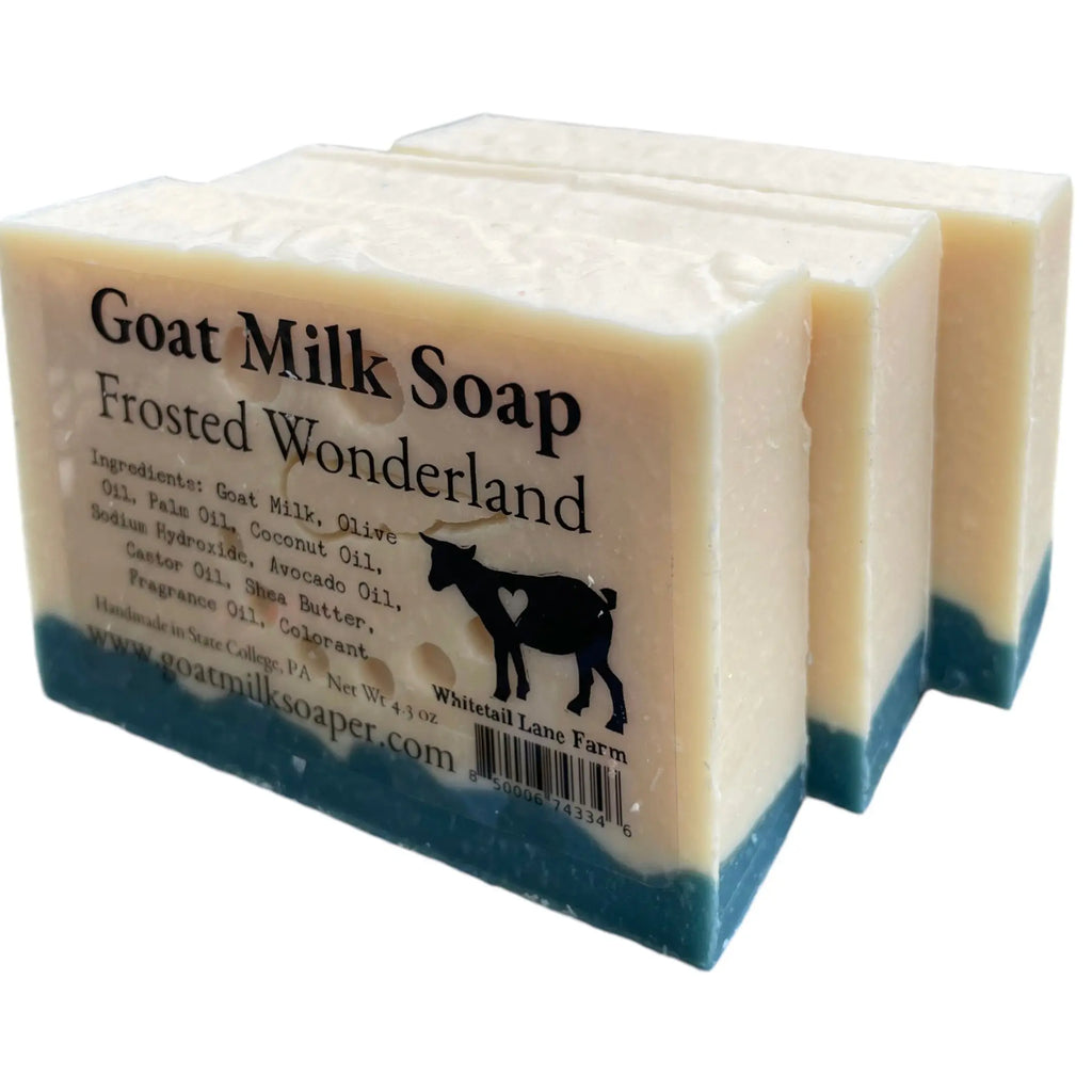 Frosted Wonderland Goat Milk Soap from Whitetail Lane Farm Goat Milk Soap