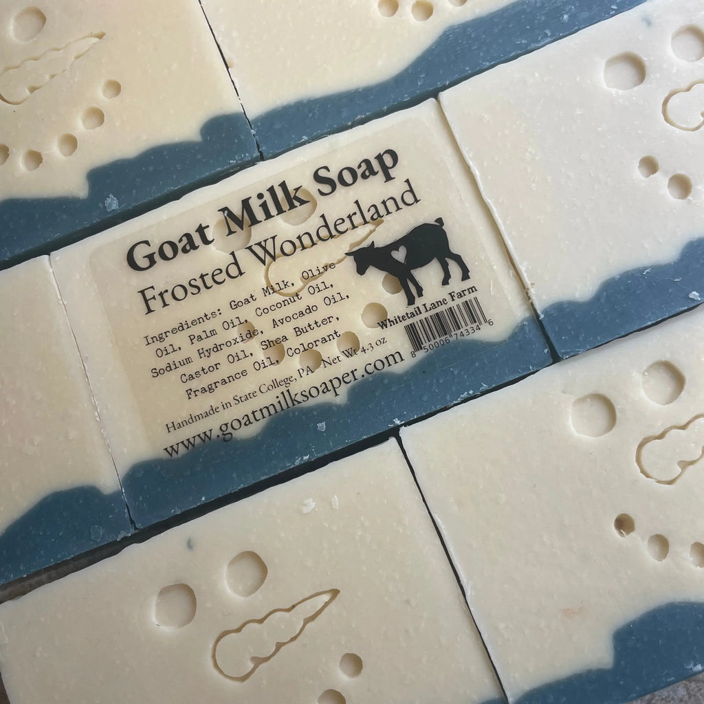 Frosted Wonderland Goat Milk Soap from Whitetail Lane Farm Goat Milk Soap