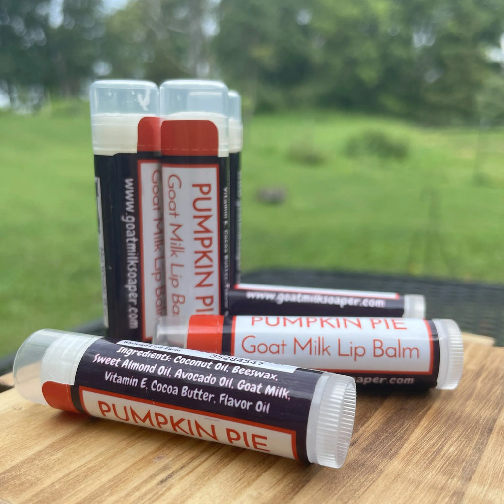 Pumpkin Pie Goat Milk Lip Balm from Whitetail Lane Farm Goat Milk Soap