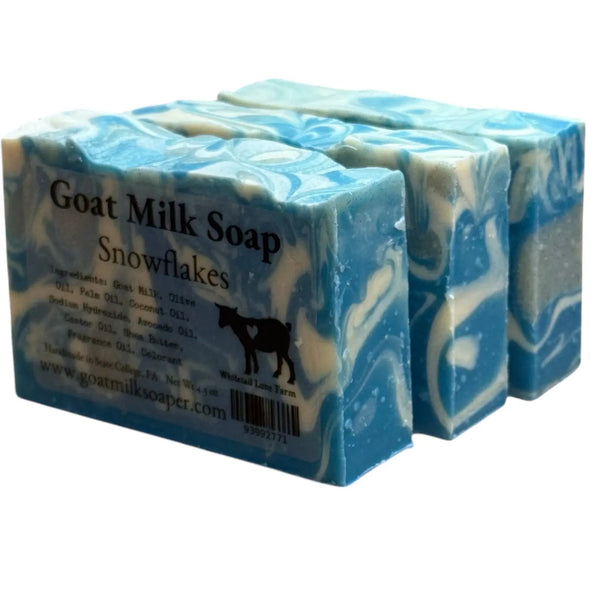 Snowflakes Goat Milk Soap from Whitetail Lane Farm Goat Milk Soap