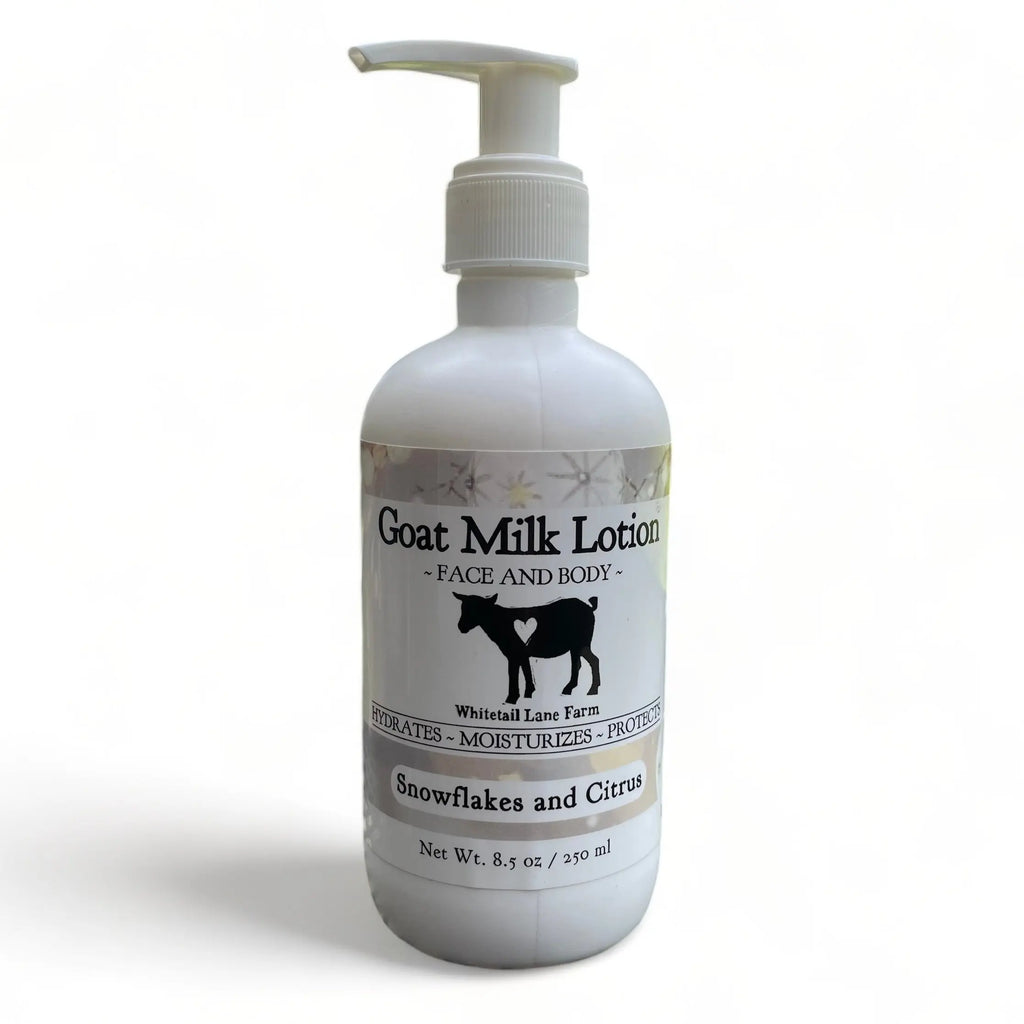 Snowflakes and Citrus Goat Milk Lotion from Whitetail Lane Farm Goat Milk Soap