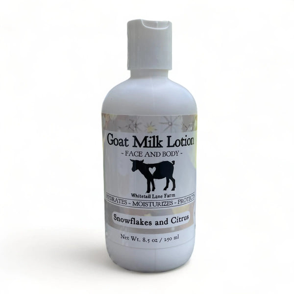 Snowflakes and Citrus Goat Milk Lotion from Whitetail Lane Farm Goat Milk Soap