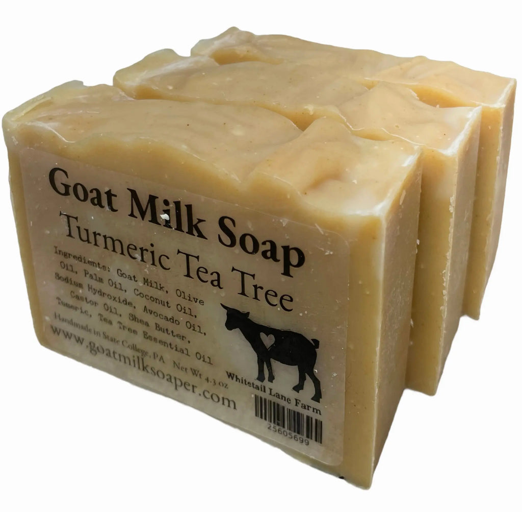 Turmeric Tea Tree Goats Milk Soap from Whitetail Lane Farm Goat Milk Soap